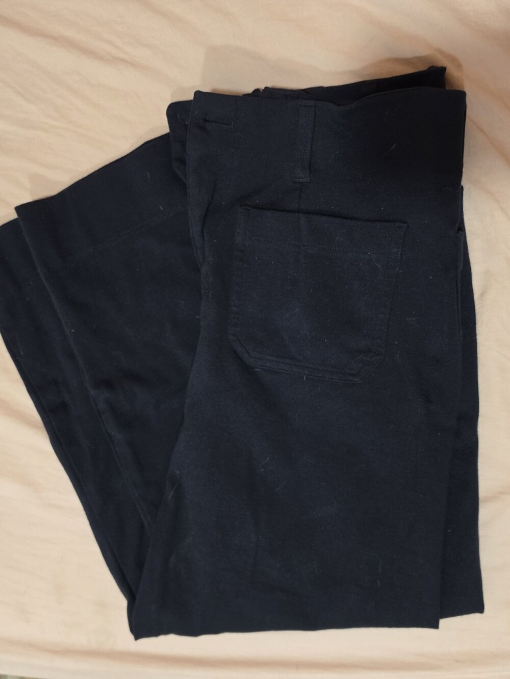 LC Lauren Conrad Navy Cropped Work Pants